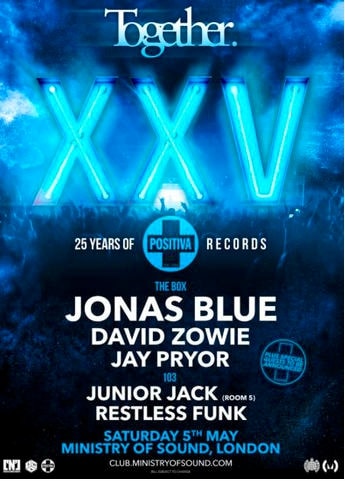Celebrating 25 Years Of Positiva Records x Ministry Of Sound