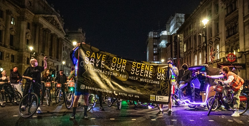 Save Our Scene Announces Further Protests To Support Musicians
