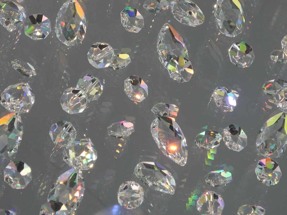 Crystals, Swarovski, Reflections image. 