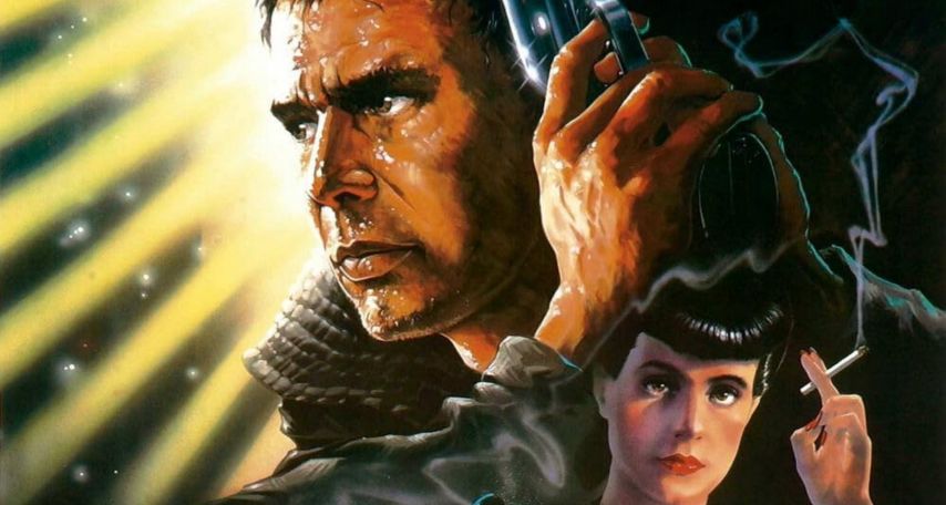 Harrison Ford and Sean Young in Blade Runner (1982)